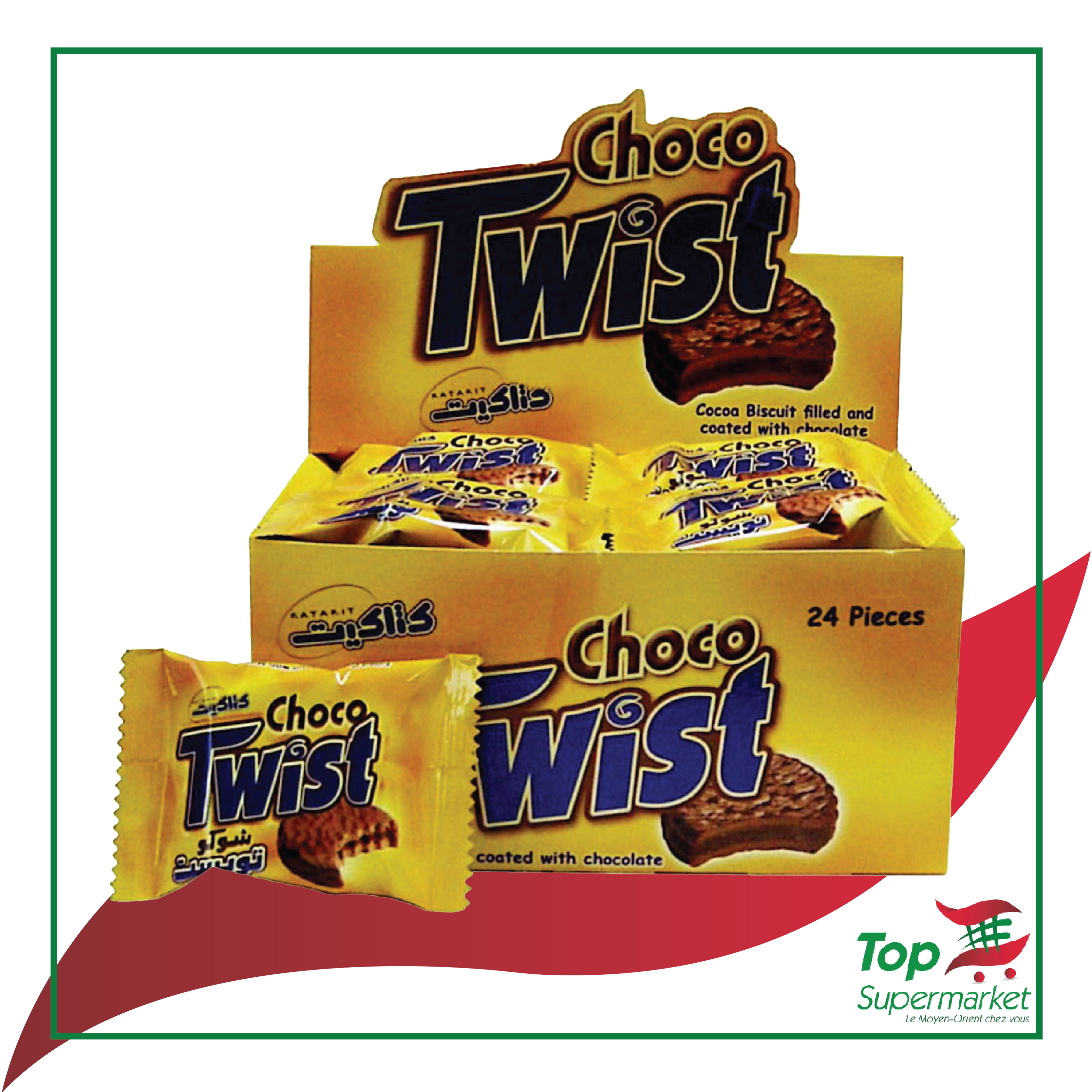 Katakit biscuit Choco Twist 288gr